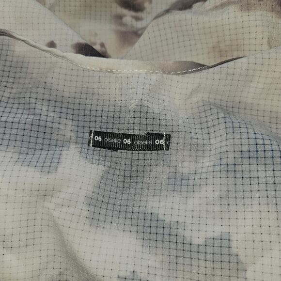 Oiselle Beige Geometric Sleeveless Athletic Dress Size 6 - Picture 4 of 5